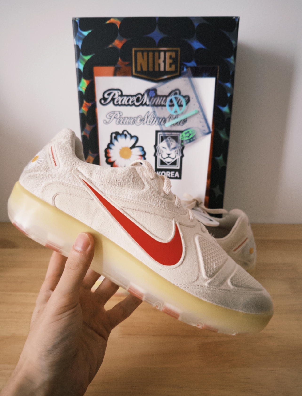 나이키 x 피스마이너스원 크라이오샷 CTR360 내츄럴 앤 유니버시티 레드 HQ1460-100 photo review